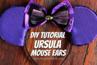 DIY Ursula-Inspired Mouse Ears Tutorial for Cosplay and Disney Parks