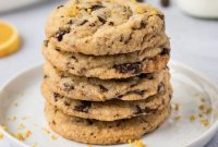 Orange Chocolate Chip Cookies Recipe with Zesty Citrus Twist