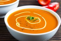 Creamy Roasted Red Pepper Soup (Keto-Friendly Recipe)