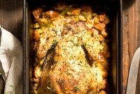 Stuffed Cornish Hen for Two: Thanksgiving Dinner Recipe