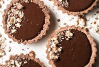 Hazelnut Chocolate Ganache Tarts — Low-Carb Gluten-Free Recipe