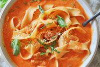 Creamy Vegan Bolognese Soup Recipe for Comforting Weeknight Meals