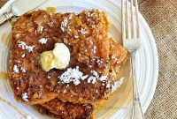 Bacon-Crusted Pumpkin French Toast with Cereal Crunch