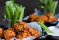 Hummus-Battered Buffalo Cauliflower Wings Recipe