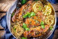 Chicken Piccata with Lemon Caper Butter Sauce