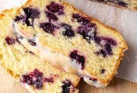 Gluten-Free Lemon Blueberry Pound Cake Recipe — Moist & Tender