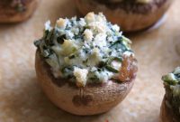 Cream Cheese Stuffed Mushrooms with Garlic and Herbs