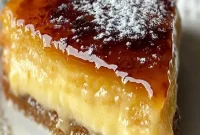 Crème Brûlée Cake: Caramelized Custard Dessert Recipe