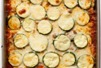 Cheesy Ground Beef and Zucchini Casserole Recipe