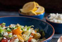 Greek-Style Oven-Roasted Vegetables with Herbs and Lemon