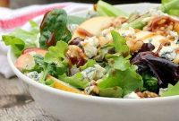 Autumn Apple & Pear Salad with Balsamic Maple Cinnamon Dressing