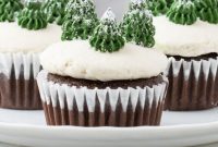 Mint Chip Cupcakes for Winter Celebrations