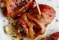 Cheese-Stuffed Bacon-Wrapped Dates: Sweet & Savory Appetizer