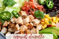 Homemade Chipotle-Style Chicken Bowl Recipe