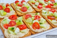 Hummus and Veggie Toasts: 10-Minute Savory Snack Recipes