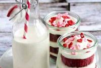 Red Velvet Cupcakes in a Jar Recipe: Layered Dessert in Mason Jars