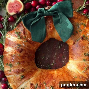 Brie Crescent Wreath.