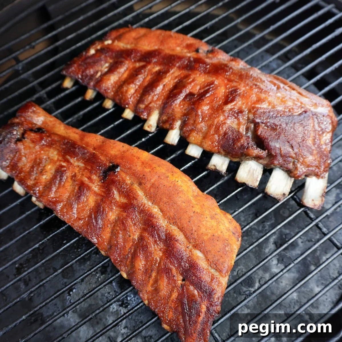 Ribs on the grill