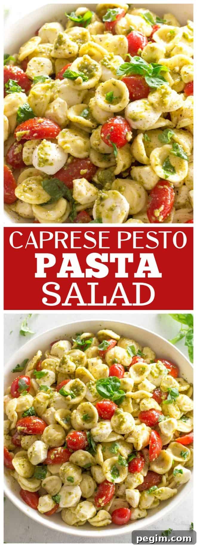 Caprese Pesto Pasta Salad
