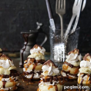Snickers Profiteroles