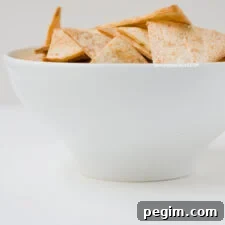Baked tortilla chips