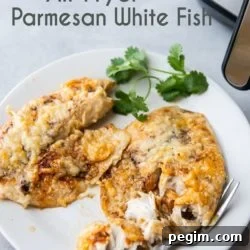 Air Fryer Parmesan White Fish Keto Low Carb Recipe | EatBetterRecipes.com