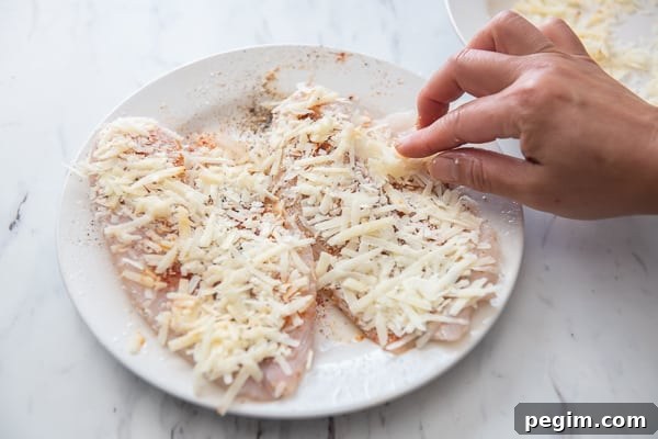 Coat Fish with Parmesan