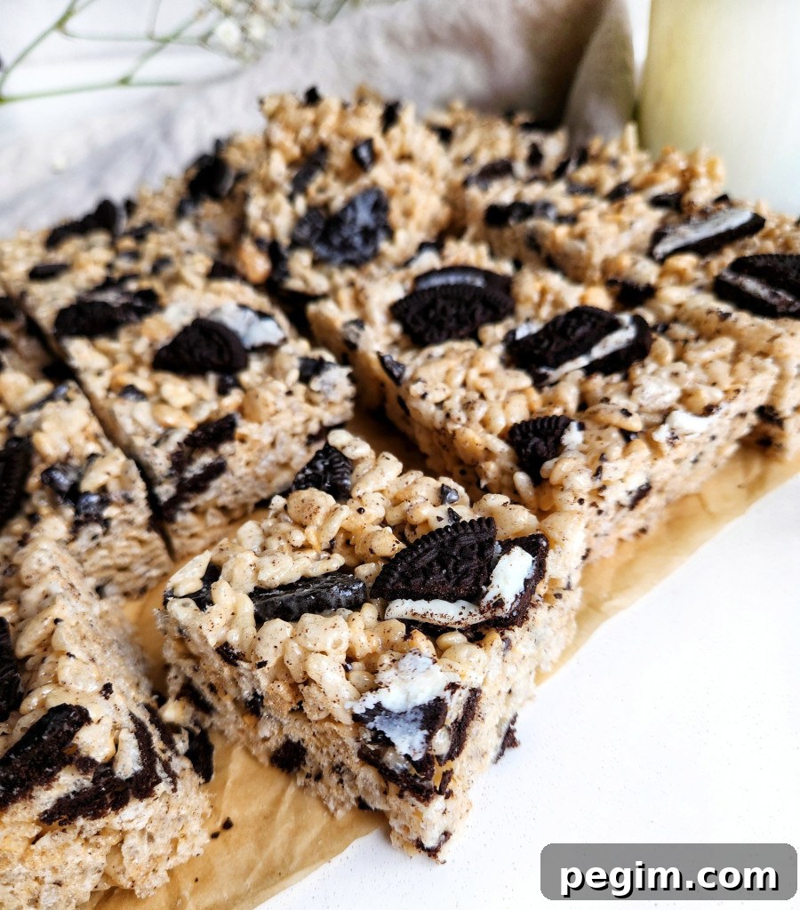 Oreo Rice Krispie Treats