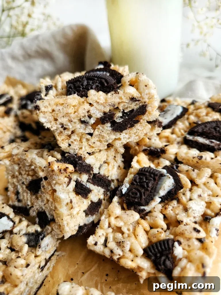 Oreo Rice Krispie Treats