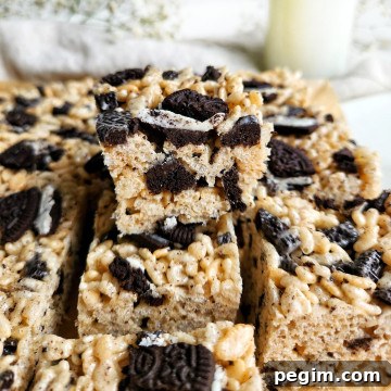 Oreo Rice Krispie Treats