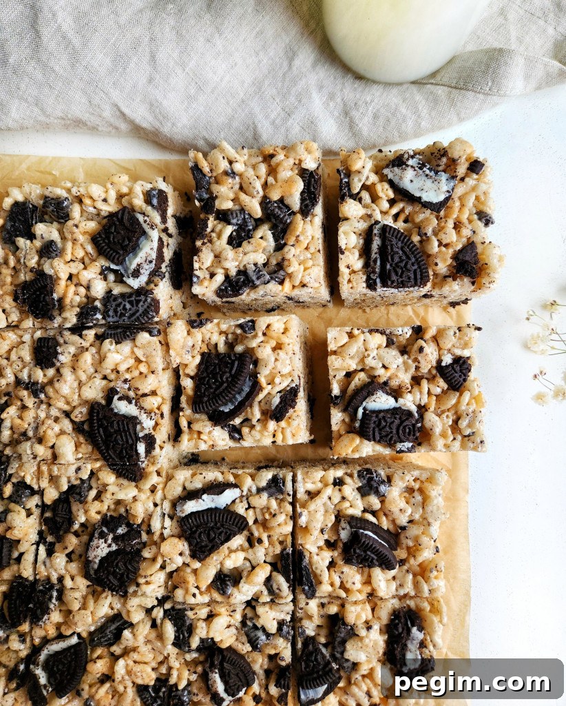 Oreo Rice Krispie Treats