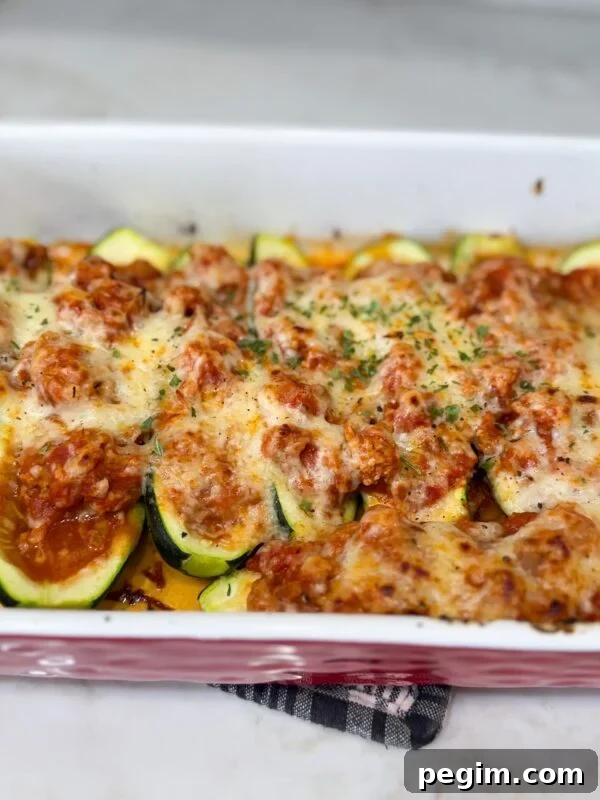 baked turkey zucchini boats