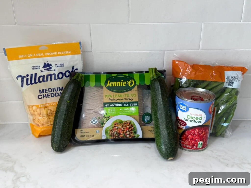 zucchini turkey ingredients