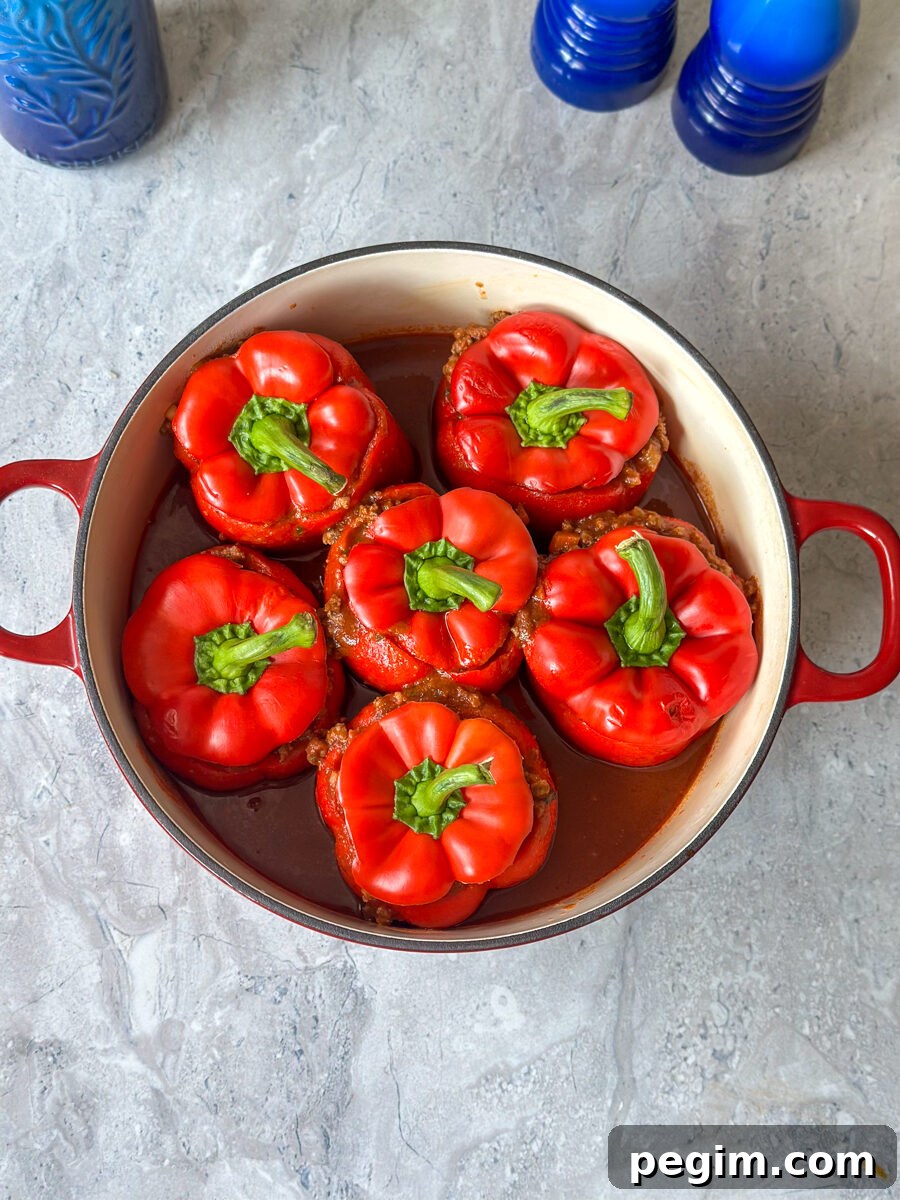 stuffed peppers no rice