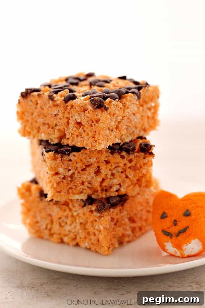 pumpkin spice rice krispies
