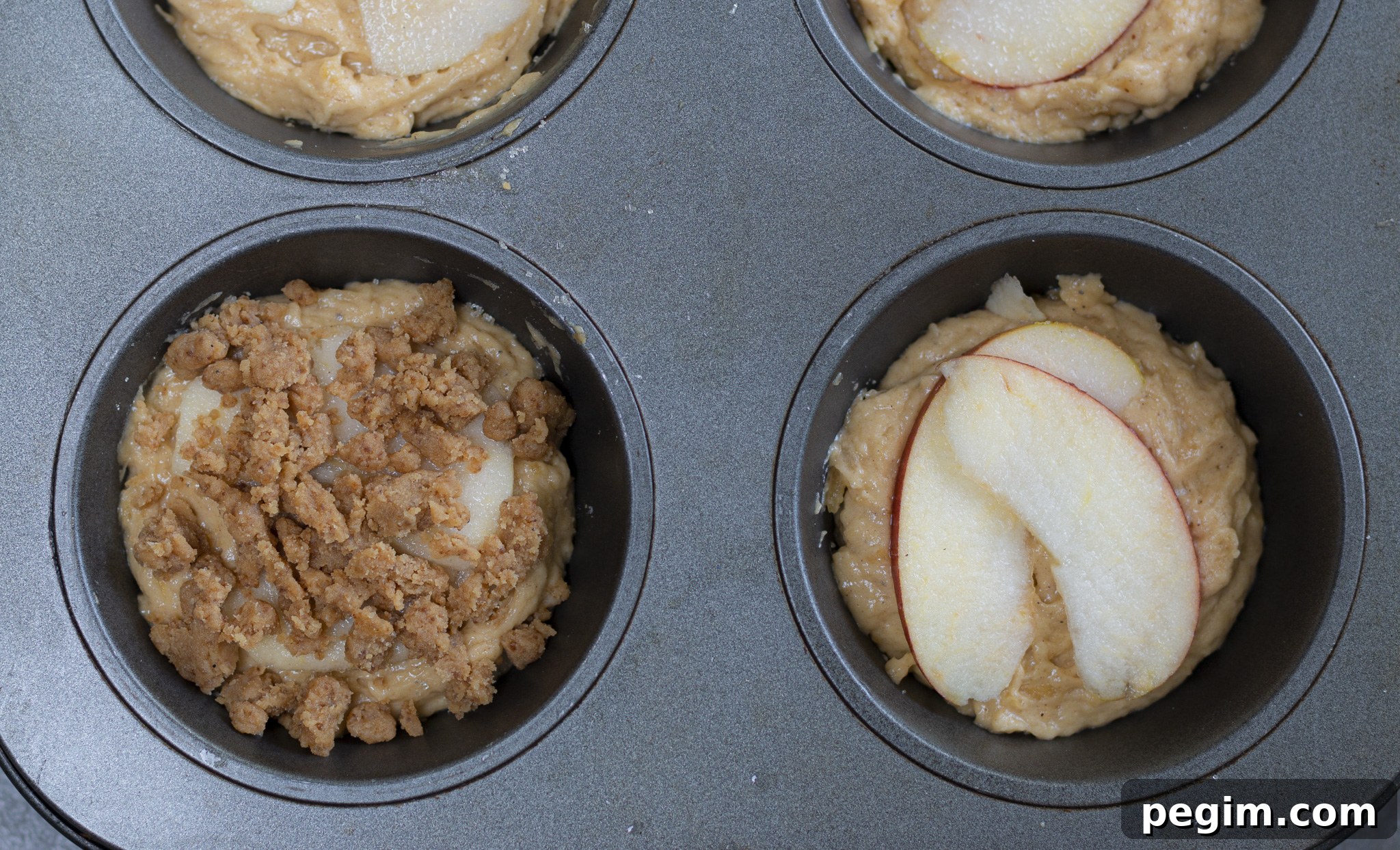 Cakes ready to bake