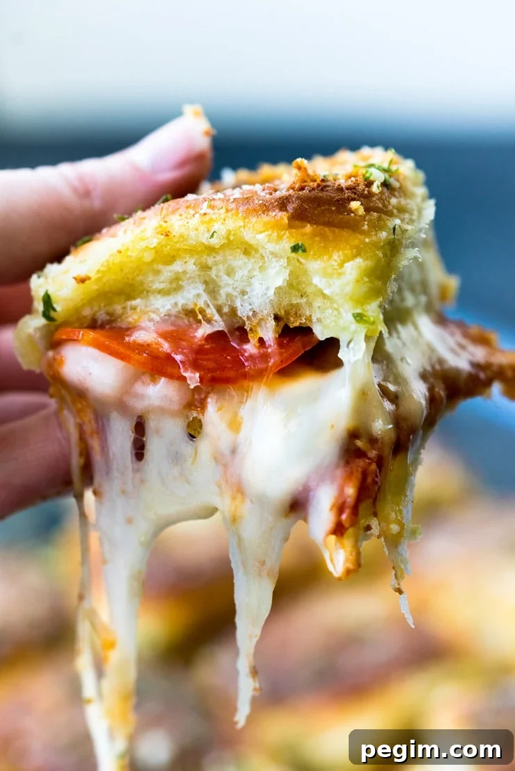 Hawaiian Roll Pizza Sliders Recipe