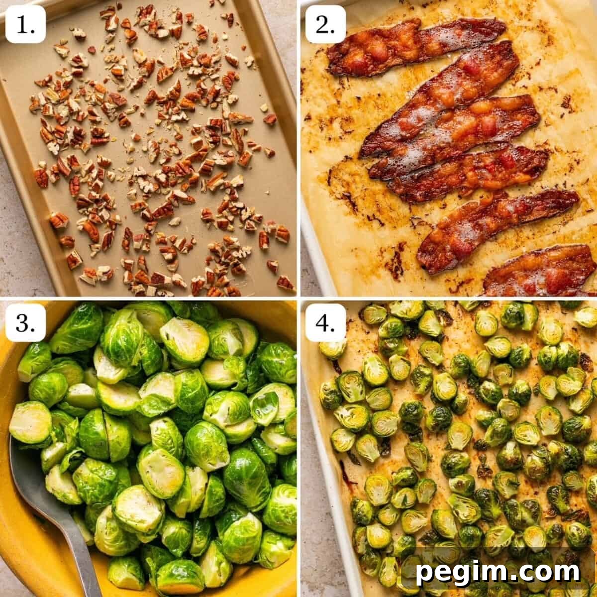 numbered step by step photos showing how to make this recipe
