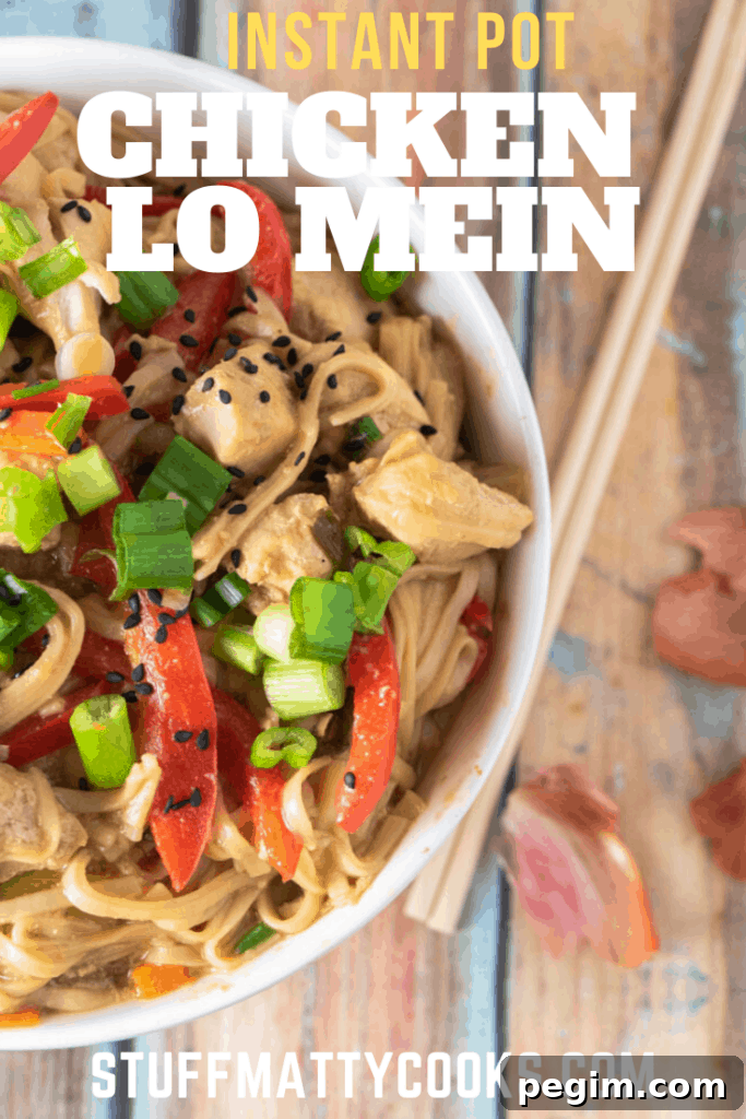Instant Pot Chicken Lo Mein Pinterest 