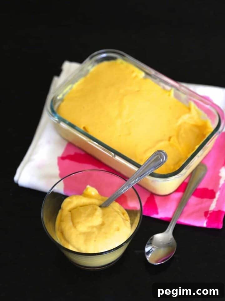 Mango mousse
