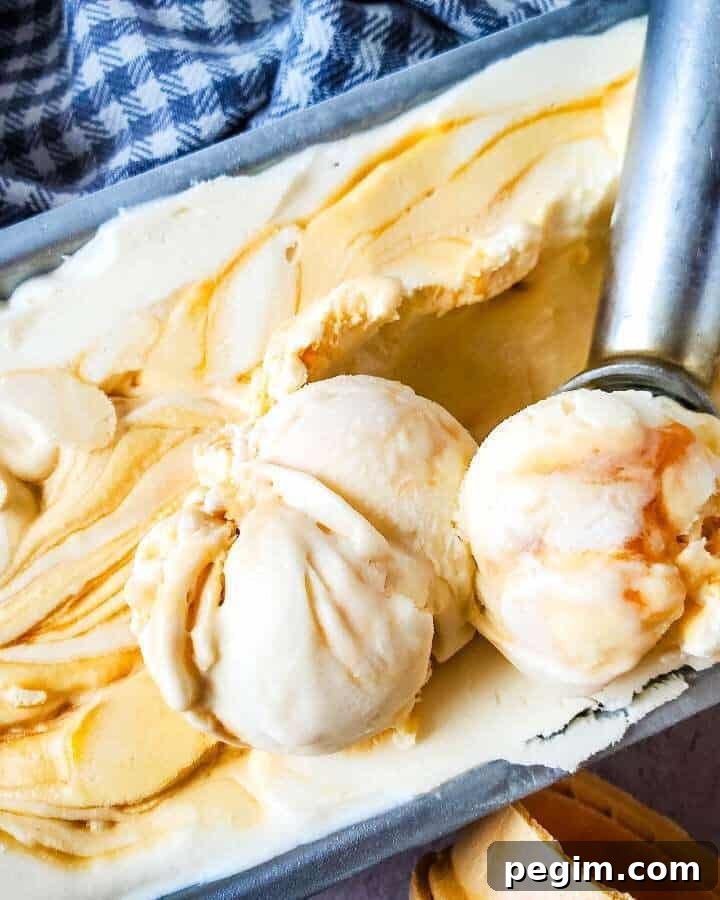 Butterscotch ice cream