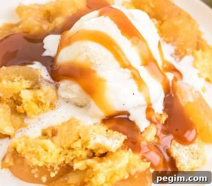 Apple dump cake