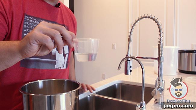 Add extra water for better instant pot rice