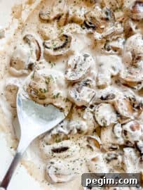 Dairy-free Mushroom Sauce