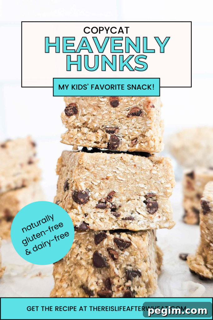 Copycat Heavenly Hunks Recipe Pinterest image.