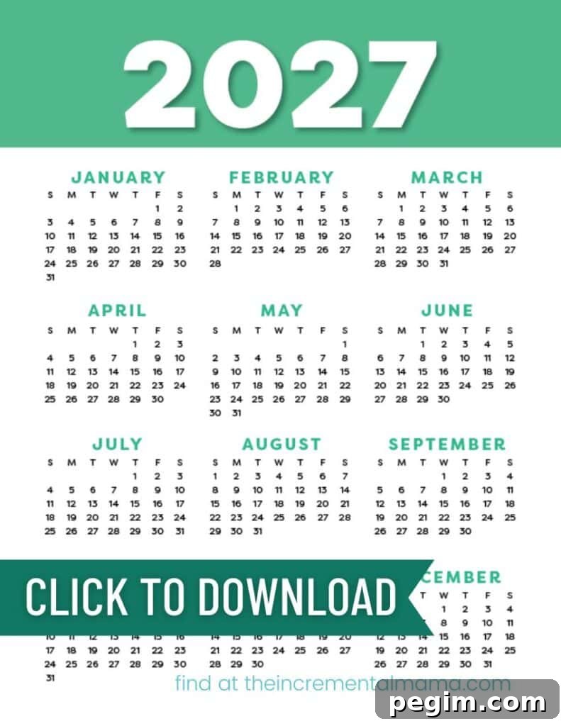 Free Printable One-Page Yearly Calendars 2025–2027 22 img 15184 21