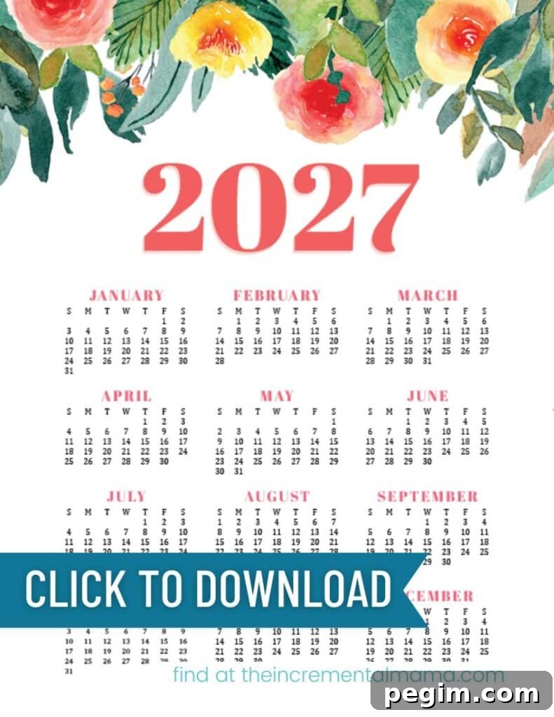 Free Printable One-Page Yearly Calendars 2025–2027 25 img 15184 24