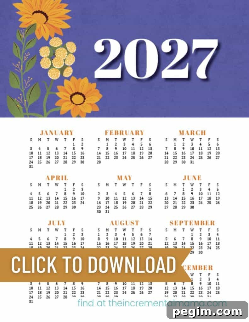 Free Printable One-Page Yearly Calendars 2025–2027 28 img 15184 27
