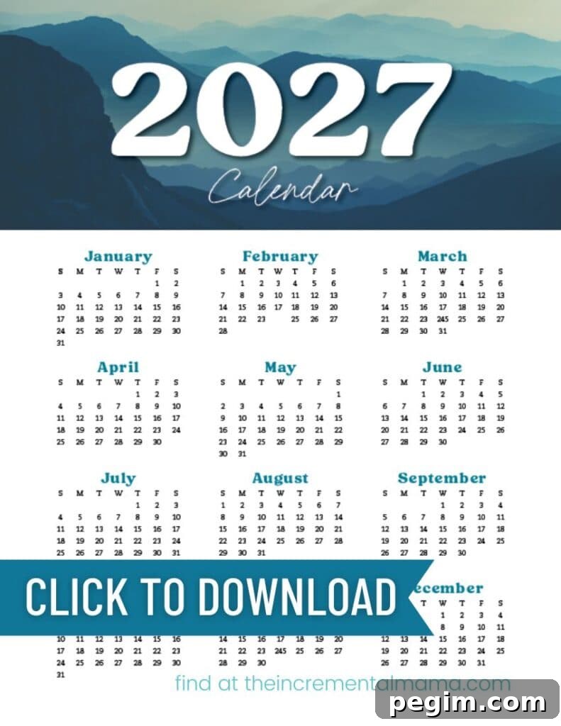 Free Printable One-Page Yearly Calendars 2025–2027 41 img 15184 40