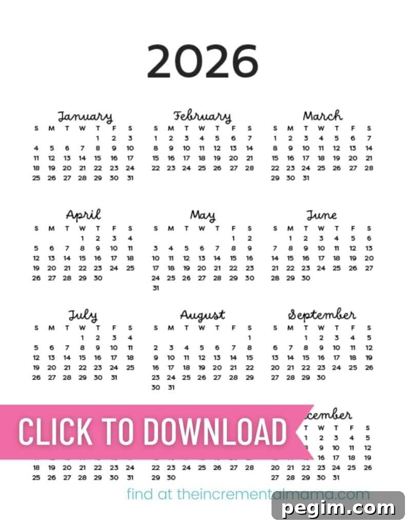 Free Printable One-Page Yearly Calendars 2025–2027 9 img 15184 8